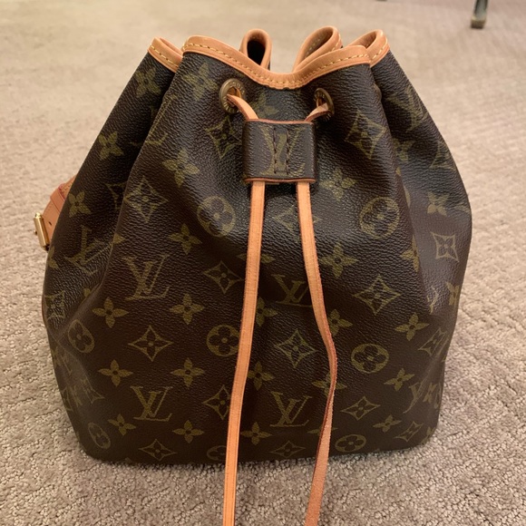 Louis-Vuitton Damier Azur Tahiti Nano Noe Shoulder Bag